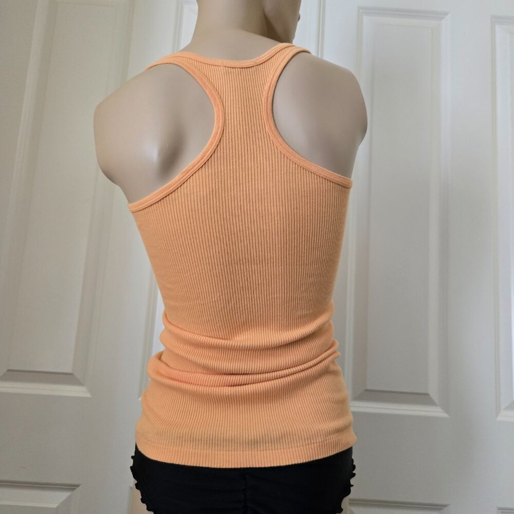 Mimi & Coco Racerback Ribbed Tank Top SZ S - Picture 3 of 9